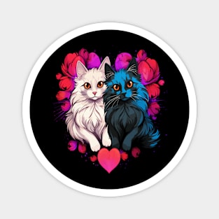 Ragdoll Couple Valentine Magnet